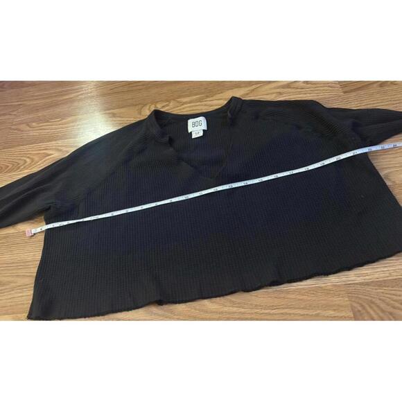 BDG Waffle Knit Cropped Long Sleeve Size Small - Picture 5 of 7